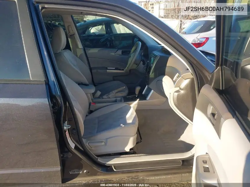 JF2SH6BC0AH794689 2010 Subaru Forester 2.5X