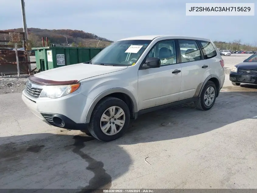 JF2SH6AC3AH715629 2010 Subaru Forester 2.5X