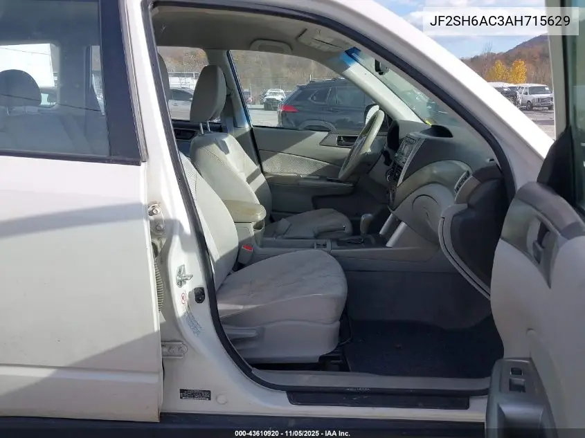 JF2SH6AC3AH715629 2010 Subaru Forester 2.5X