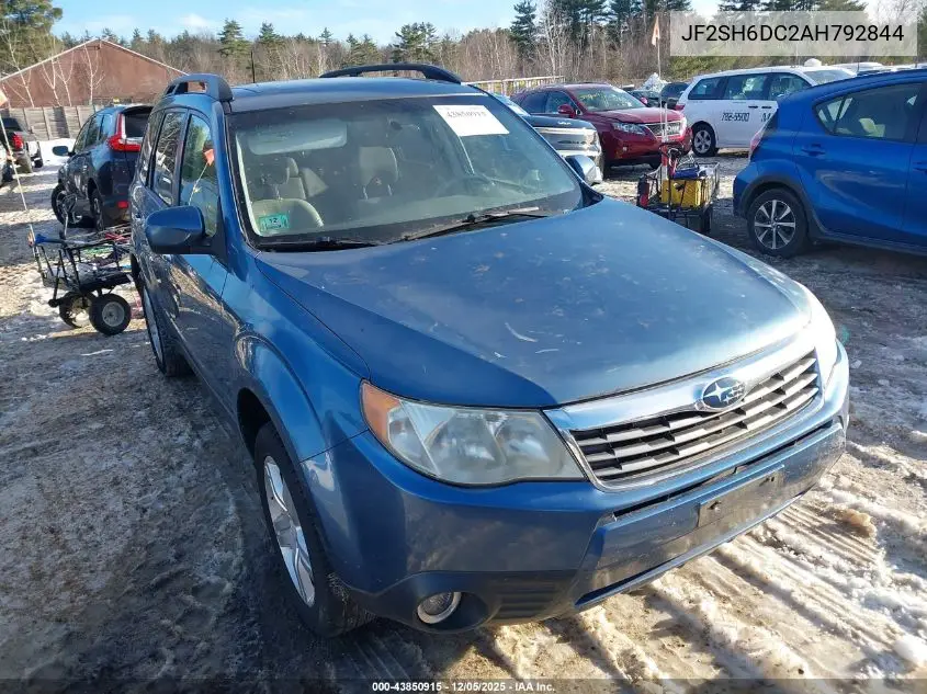 JF2SH6DC2AH792844 2010 Subaru Forester 2.5X Limited