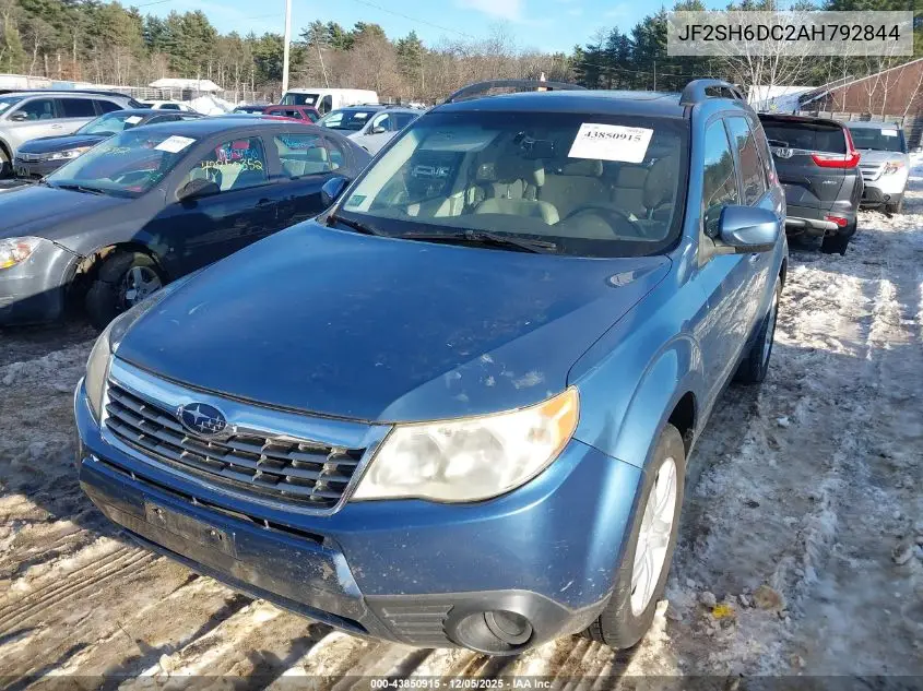 JF2SH6DC2AH792844 2010 Subaru Forester 2.5X Limited