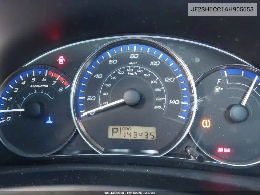 JF2SH6CC1AH905653 2010 Subaru Forester 2.5X Premium