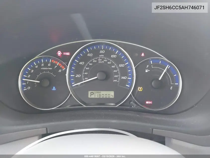 JF2SH6CC5AH746071 2010 Subaru Forester 2.5X Premium