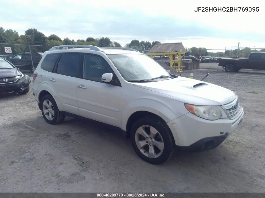 2011 Subaru Forester 2.5Xt Touring VIN: JF2SHGHC2BH769095 Lot: 40209770