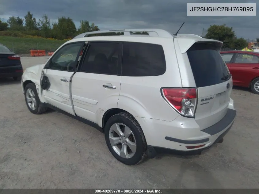 2011 Subaru Forester 2.5Xt Touring VIN: JF2SHGHC2BH769095 Lot: 40209770