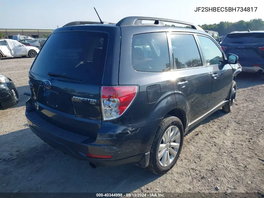 2011 Subaru Forester Limited VIN: JF2SHBEC5BH734817 Lot: 40344998