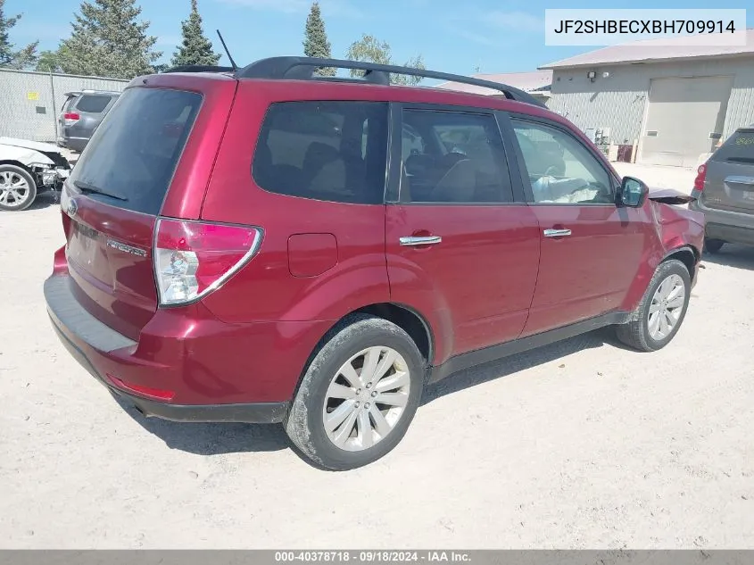 2011 Subaru Forester 2.5X Limited VIN: JF2SHBECXBH709914 Lot: 40378718