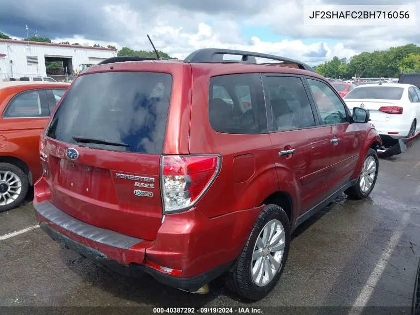 2011 Subaru Forester 2.5X Limited VIN: JF2SHAFC2BH716056 Lot: 40387292