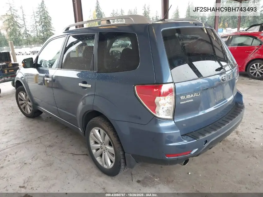JF2SHAHC9BH743493 2011 Subaru Forester 2.5X Touring
