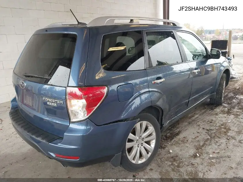 JF2SHAHC9BH743493 2011 Subaru Forester 2.5X Touring