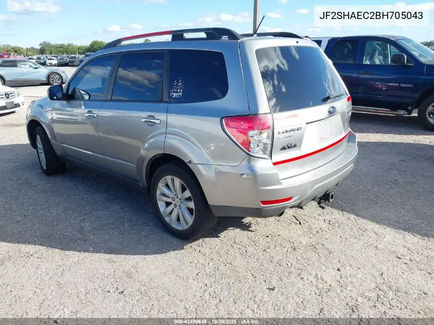 JF2SHAEC2BH705043 2011 Subaru Forester 2.5X Limited