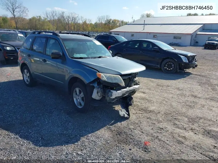 JF2SHBBC8BH746450 2011 Subaru Forester 2.5X
