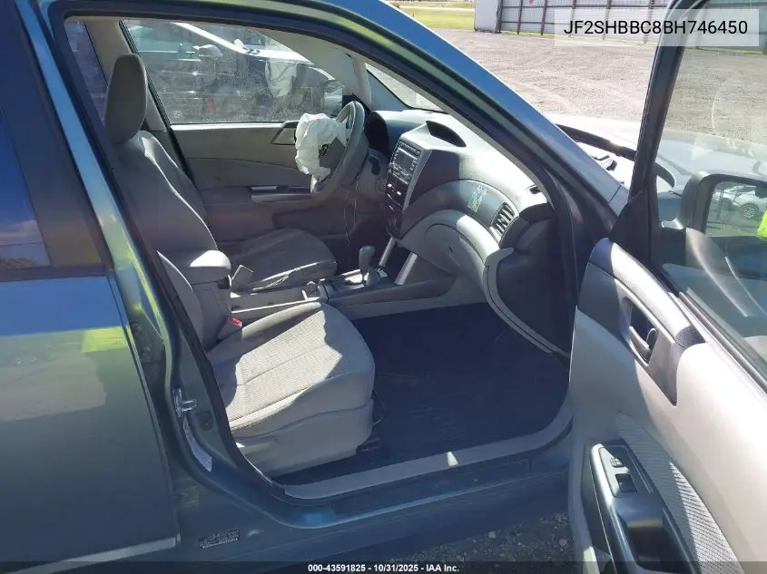 JF2SHBBC8BH746450 2011 Subaru Forester 2.5X