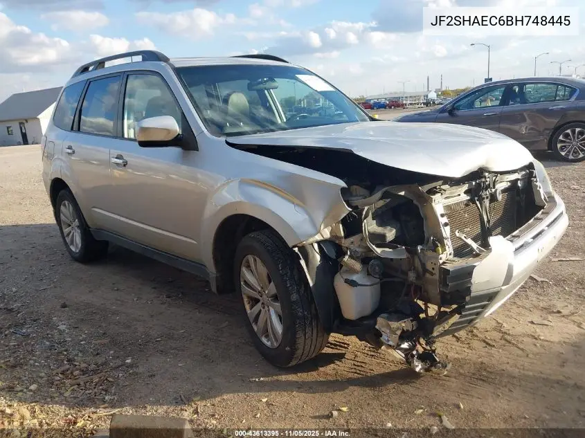 JF2SHAEC6BH748445 2011 Subaru Forester 2.5X Limited
