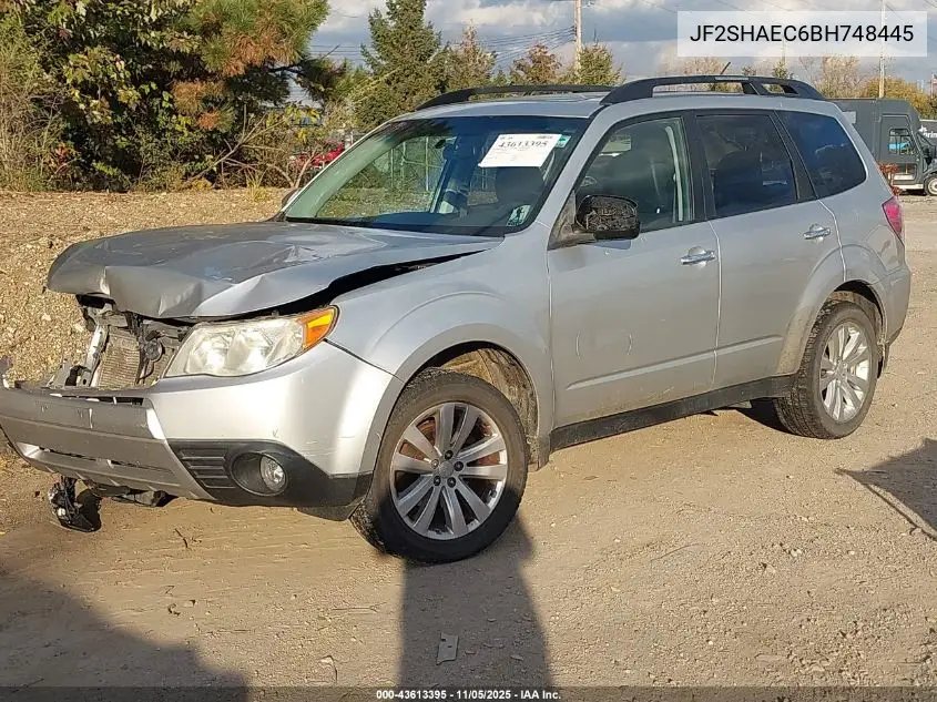 JF2SHAEC6BH748445 2011 Subaru Forester 2.5X Limited