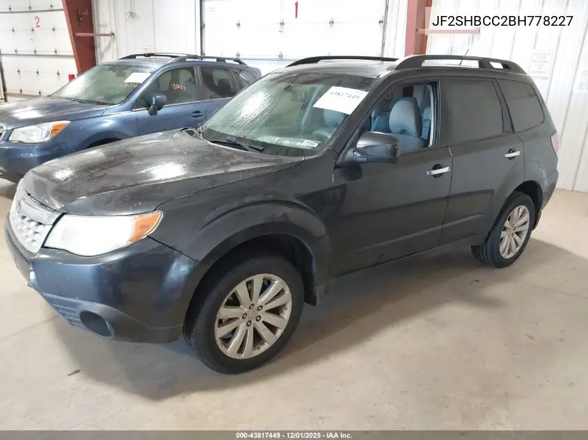 JF2SHBCC2BH778227 2011 Subaru Forester 2.5X Premium