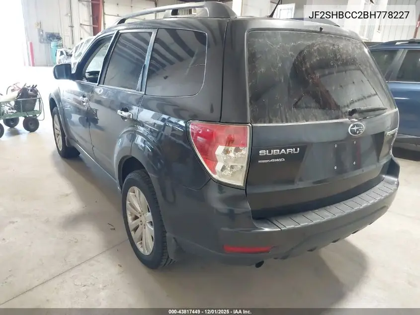 JF2SHBCC2BH778227 2011 Subaru Forester 2.5X Premium