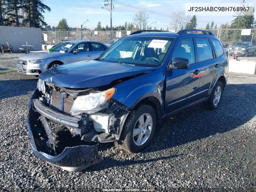 JF2SHABC9BH768967 2011 Subaru Forester 2.5X