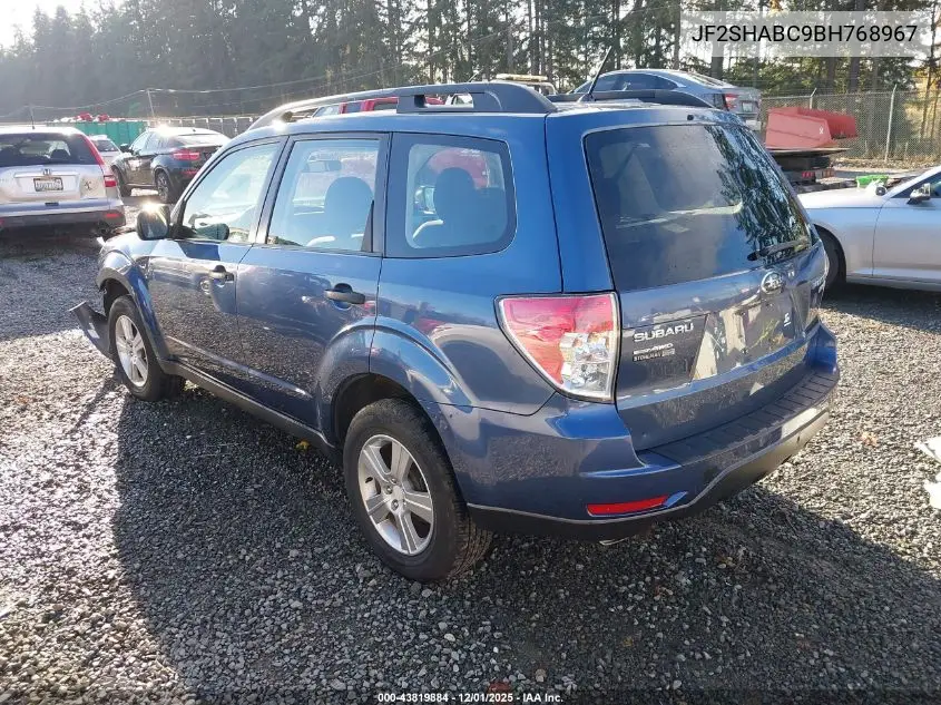 JF2SHABC9BH768967 2011 Subaru Forester 2.5X