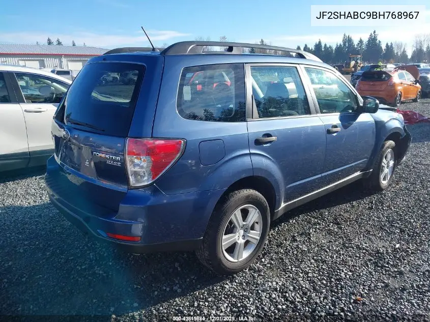 JF2SHABC9BH768967 2011 Subaru Forester 2.5X