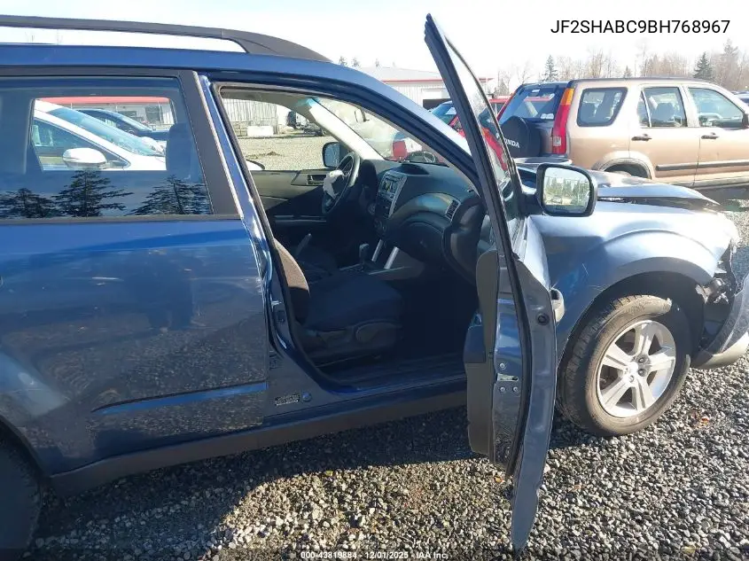 JF2SHABC9BH768967 2011 Subaru Forester 2.5X