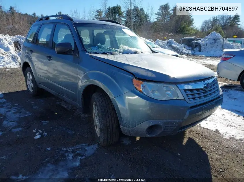 JF2SHABC2BH704897 2011 Subaru Forester 2.5X