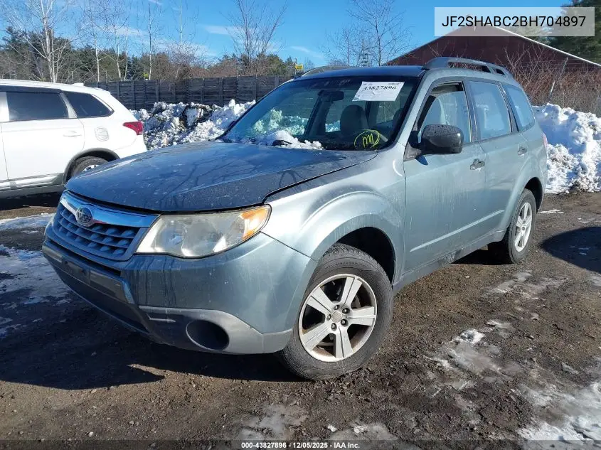 JF2SHABC2BH704897 2011 Subaru Forester 2.5X