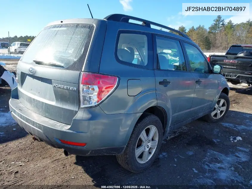 JF2SHABC2BH704897 2011 Subaru Forester 2.5X