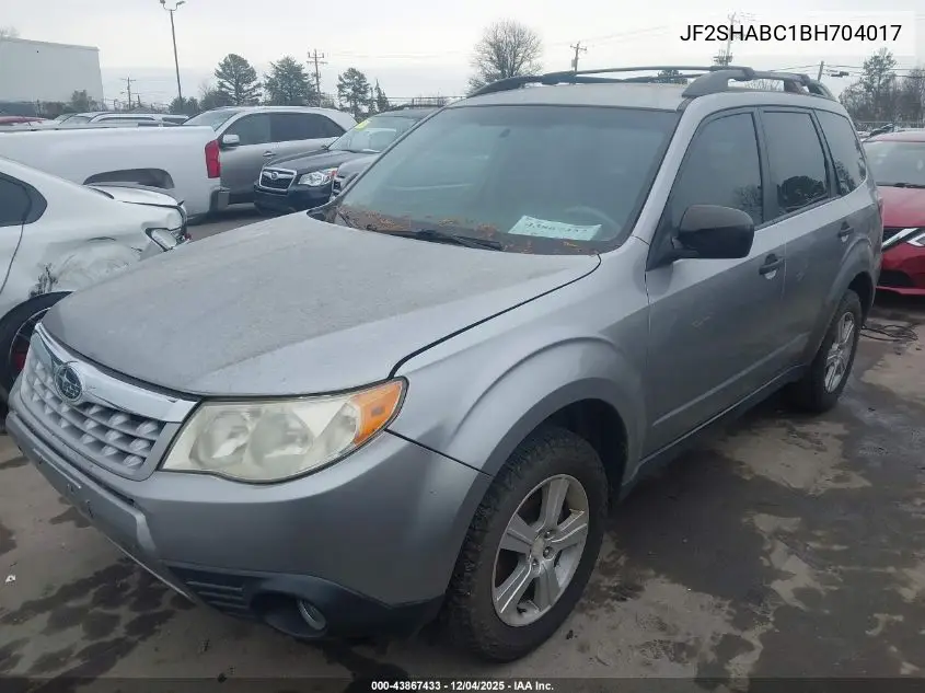 JF2SHABC1BH704017 2011 Subaru Forester 2.5X