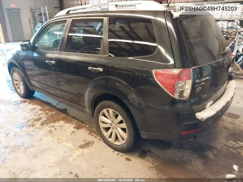 JF2SHAGC4BH745203 2011 Subaru Forester 2.5X Touring