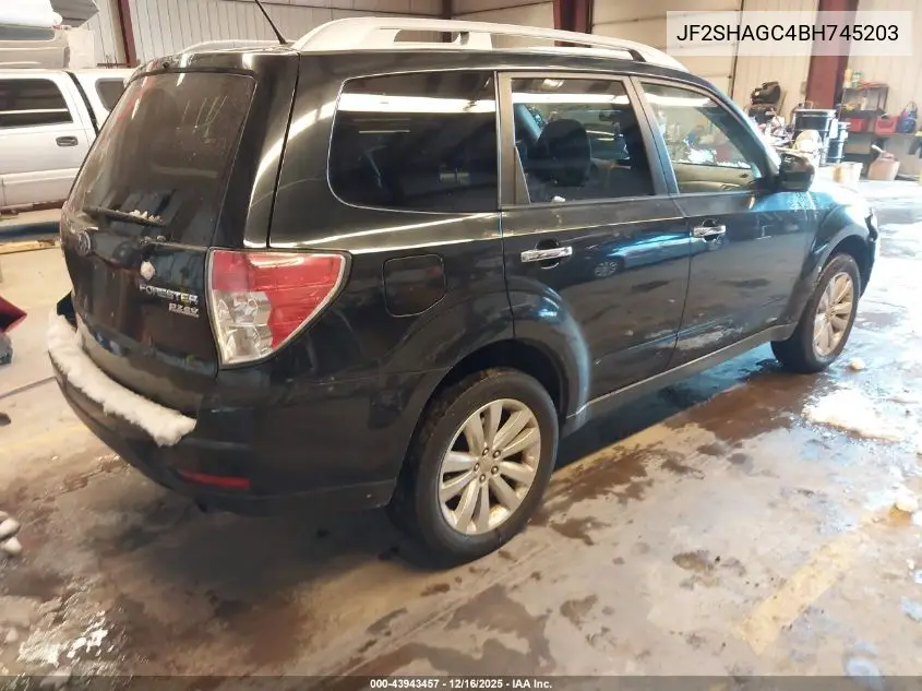 JF2SHAGC4BH745203 2011 Subaru Forester 2.5X Touring
