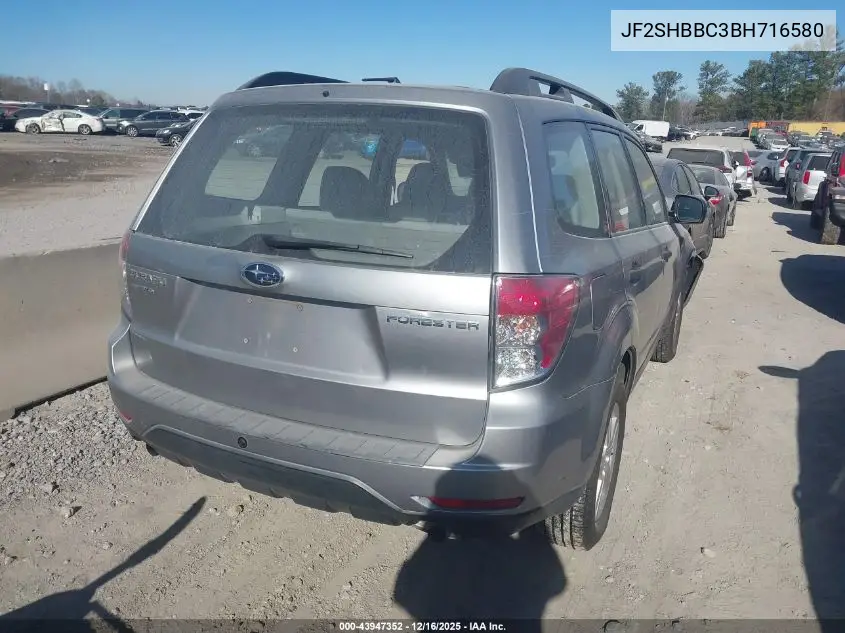 JF2SHBBC3BH716580 2011 Subaru Forester 2.5X