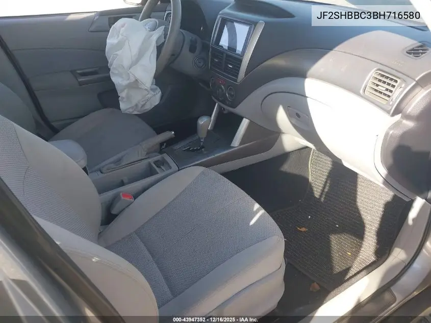 JF2SHBBC3BH716580 2011 Subaru Forester 2.5X