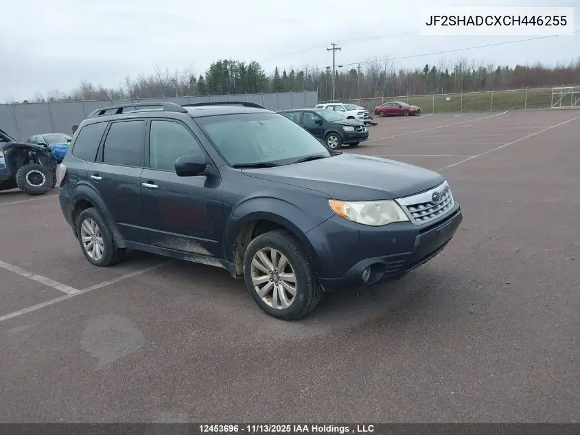 JF2SHADCXCH446255 2012 Subaru Forester 2.5X Premium