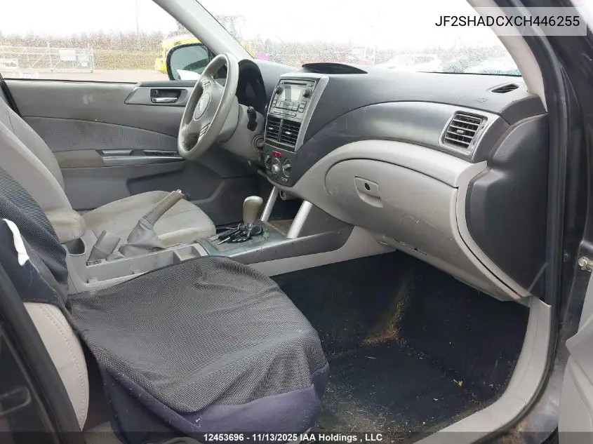 JF2SHADCXCH446255 2012 Subaru Forester 2.5X Premium