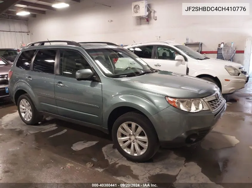 2012 Subaru Forester 2.5X Premium VIN: JF2SHBDC4CH410776 Lot: 40380441