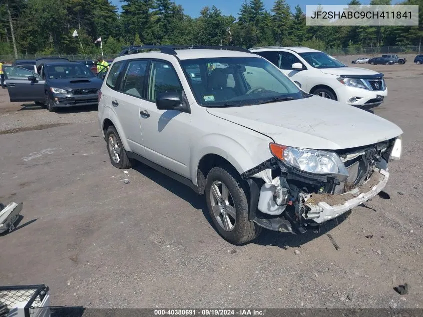 2012 Subaru Forester 2.5X VIN: JF2SHABC9CH411841 Lot: 40380691