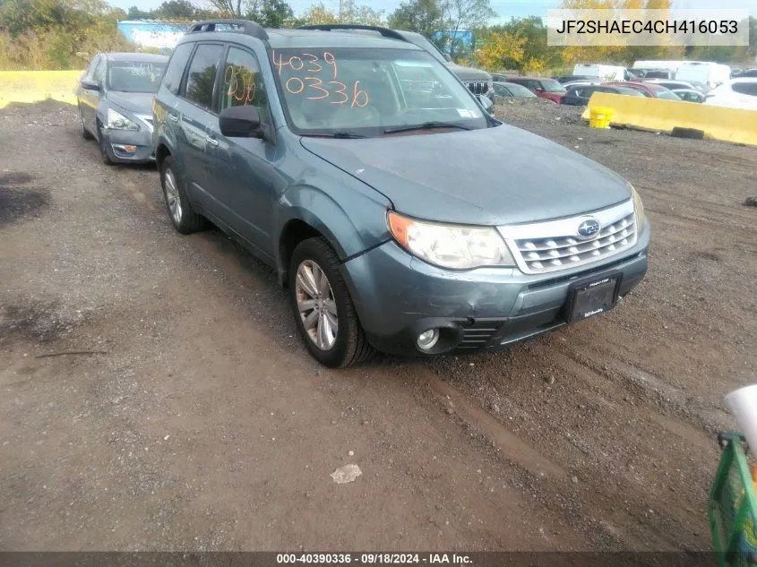 2012 Subaru Forester 2.5X Limited VIN: JF2SHAEC4CH416053 Lot: 40390336