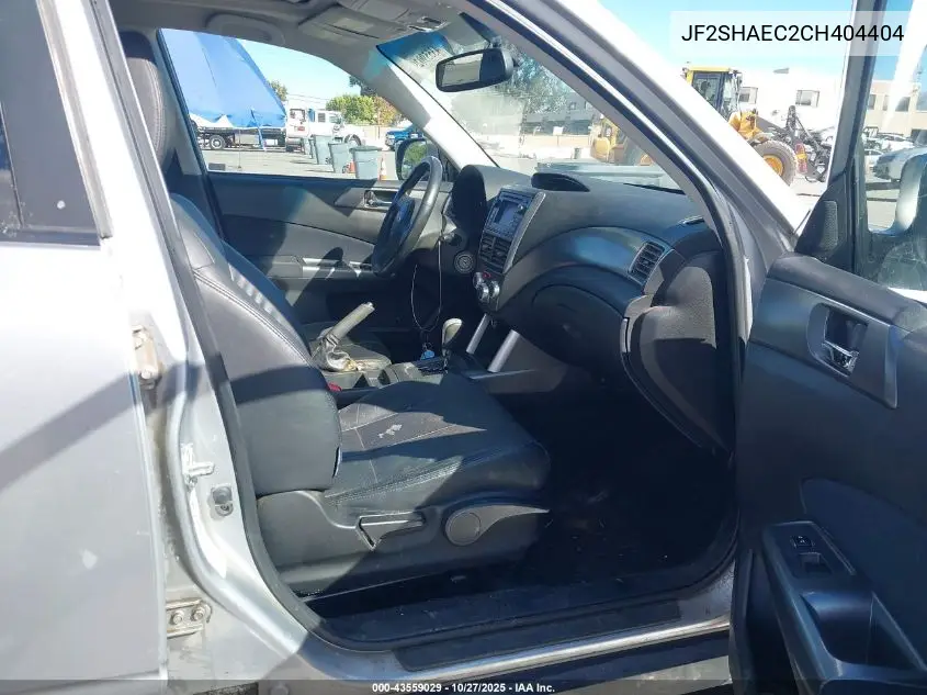 JF2SHAEC2CH404404 2012 Subaru Forester 2.5X Limited