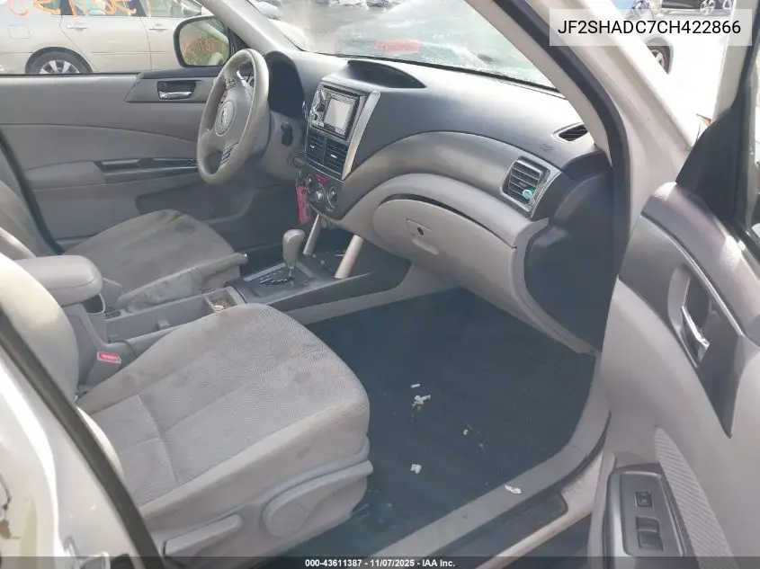 JF2SHADC7CH422866 2012 Subaru Forester 2.5X Premium