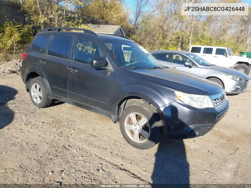 JF2SHABC8CG426448 2012 Subaru Forester 2.5X