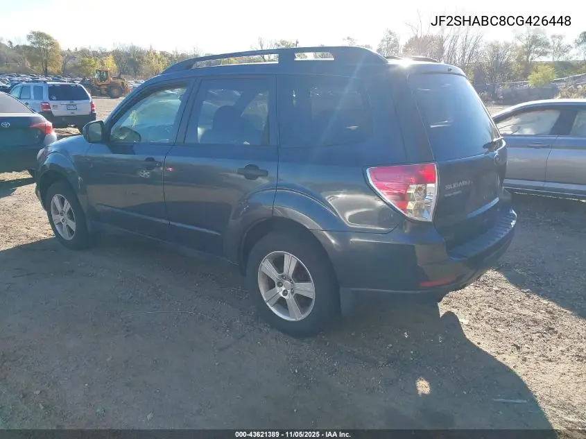 JF2SHABC8CG426448 2012 Subaru Forester 2.5X