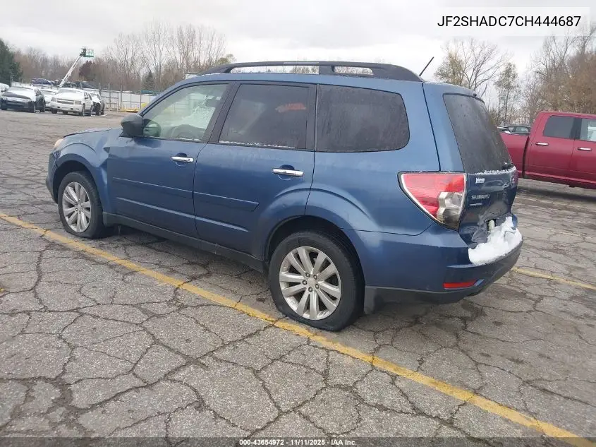 JF2SHADC7CH444687 2012 Subaru Forester 2.5X Premium