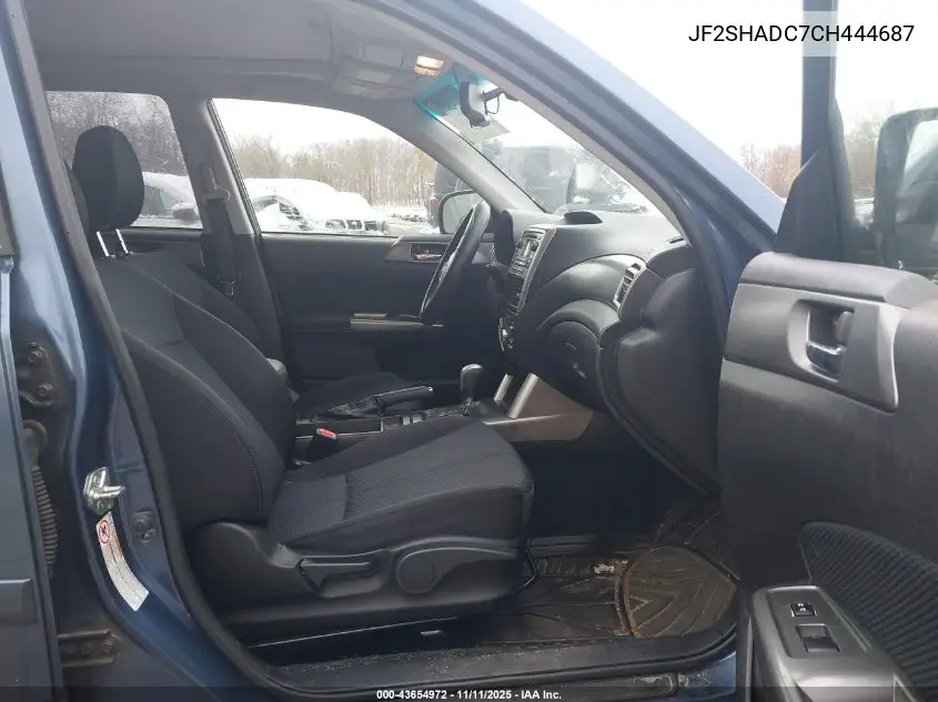 JF2SHADC7CH444687 2012 Subaru Forester 2.5X Premium