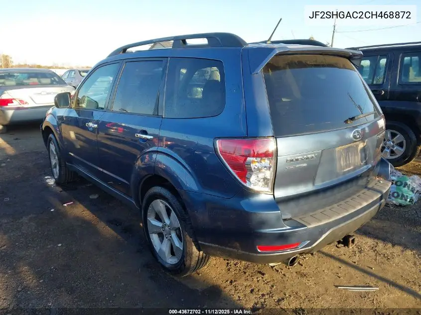 JF2SHGAC2CH468872 2012 Subaru Forester 2.5Xt Premium