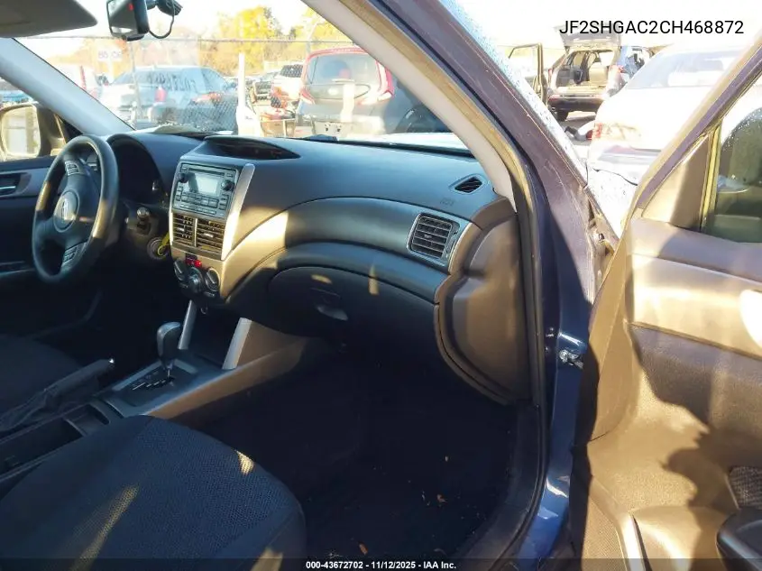 JF2SHGAC2CH468872 2012 Subaru Forester 2.5Xt Premium