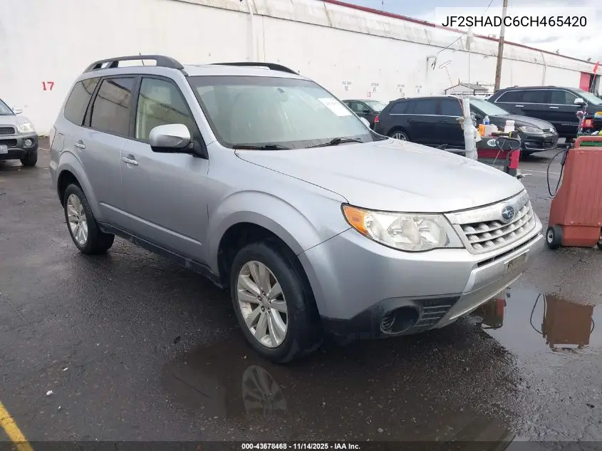 JF2SHADC6CH465420 2012 Subaru Forester 2.5X Premium