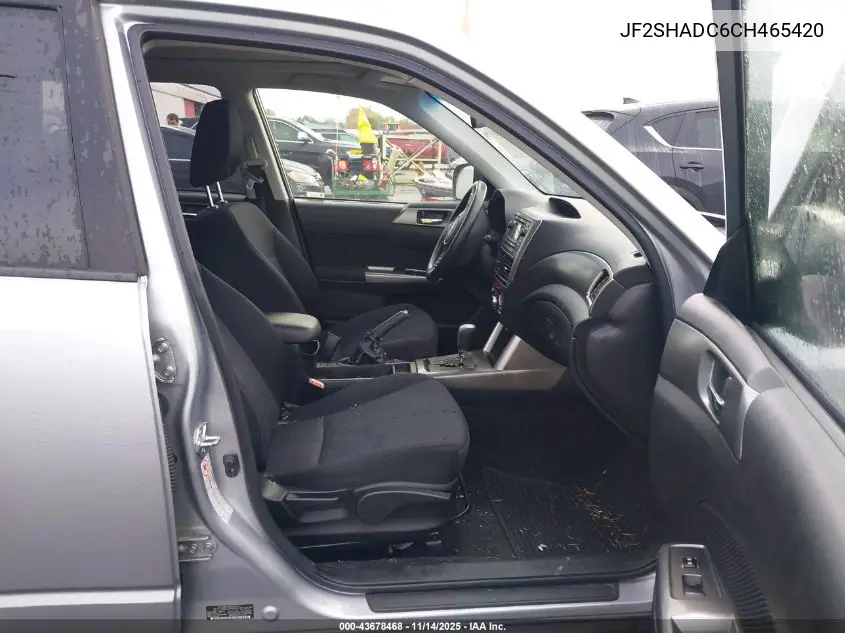 JF2SHADC6CH465420 2012 Subaru Forester 2.5X Premium