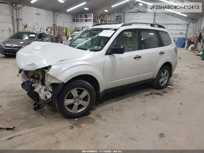 JF2SHABC4CH412413 2012 Subaru Forester 2.5X