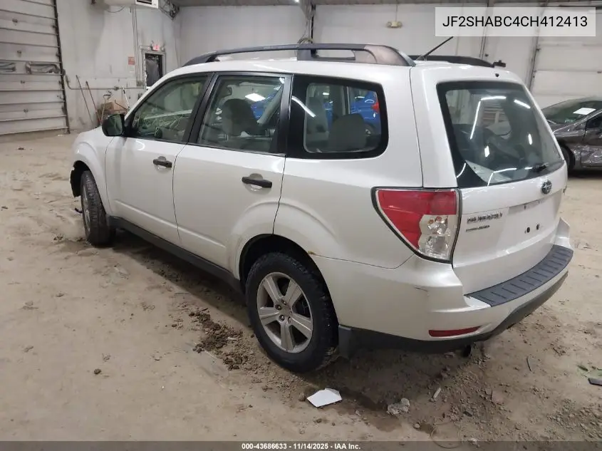 JF2SHABC4CH412413 2012 Subaru Forester 2.5X